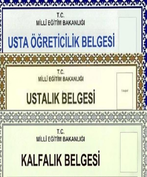 Mesleki Eğitim,Yüksekte Çalışma Eğitimi